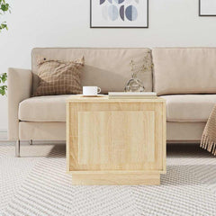 vidaXL Coffee Table Sonoma Oak 51x50x44 cm Engineered Wood 1