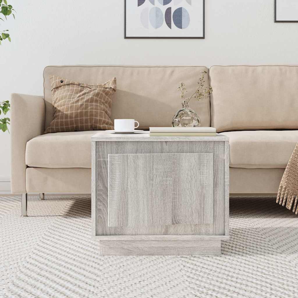 vidaXL Coffee Table | Grey Sonoma | Engineered Wood | Medium | Rectangular 1