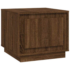 vidaXL Coffee Table Brown Oak 51x50x44 cm Engineered Wood 2