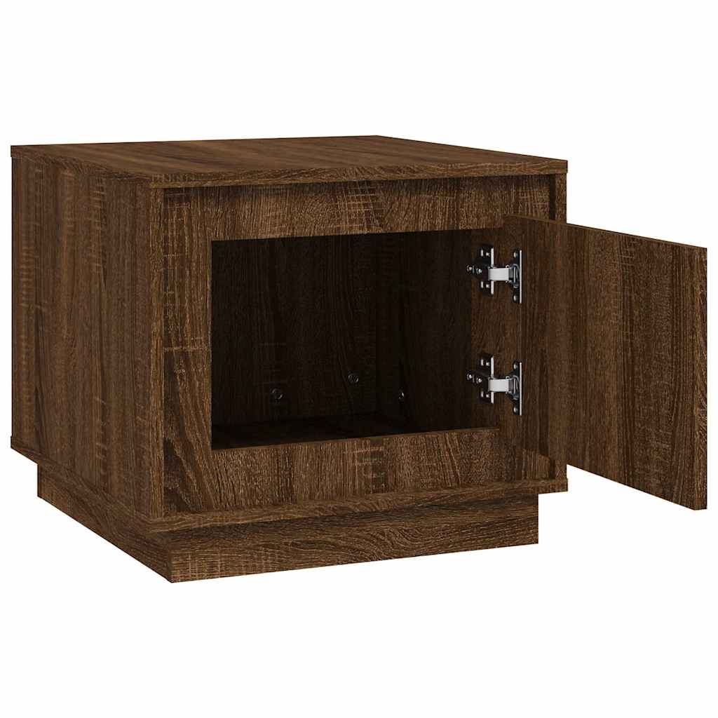 vidaXL Coffee Table Brown Oak 51x50x44 cm Engineered Wood 6
