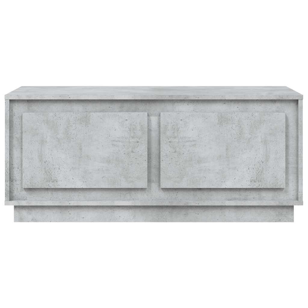 vidaXL Coffee Table Concrete Grey 102x50x44 cm Engineered Wood 6