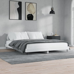 vidaXL Bed Frame without Mattress White 120x200 cm Engineered Wood 1