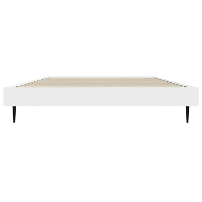 Bed Frame White 90x200 cm Engineered Wood