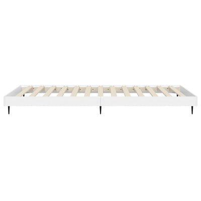 Bed Frame White 90x200 cm Engineered Wood