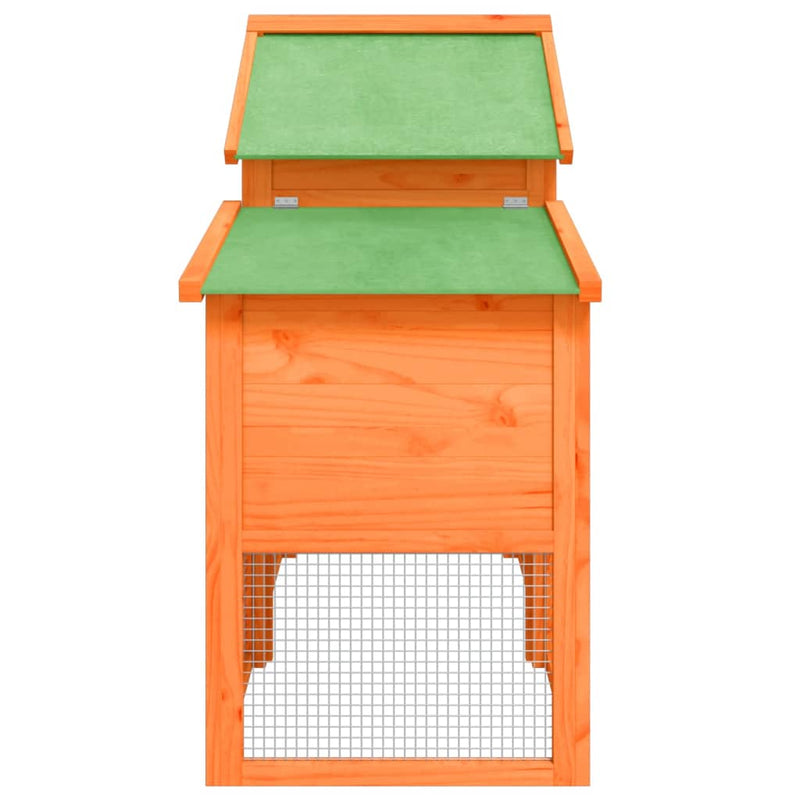 Chicken Coop Brown 186.5x58.5x113 cm Solid Wood Pine