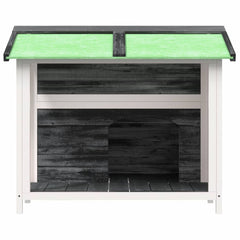 Dog Kennel 96x87x80,5 cm Solid Wood Pine Grey