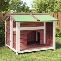 Dog Kennel 96x87x80,5 cm Solid Wood Pine Mocha