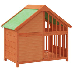 Dog Kennel 96x60,5x87 cm Solid Wood Pine Brown
