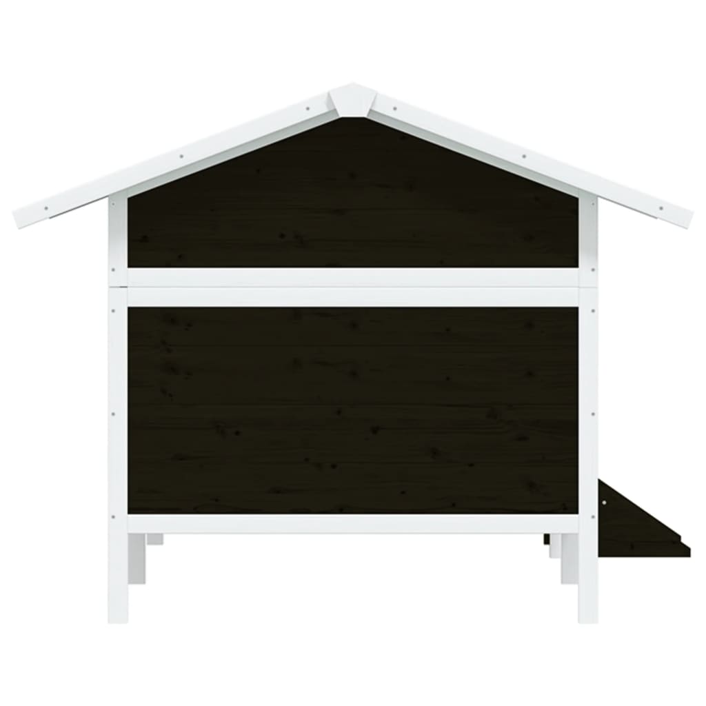 Dog Kennel 159x120x88,5 cm Solid Wood Pine Grey