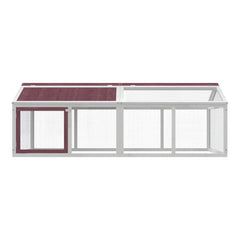 vidaXL Run Box Mocha 200x112,5x74 cm Solid Wood Pine 3