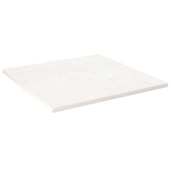 vidaXL Table Top White 70x70x2.5 cm Solid Wood Pine Square 1