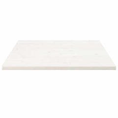 vidaXL Table Top White 70x70x2.5 cm Solid Wood Pine Square 3