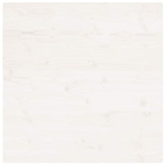 vidaXL Table Top White 70x70x2.5 cm Solid Wood Pine Square 5
