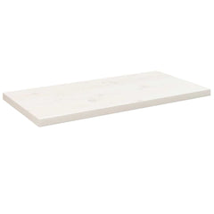 vidaXL Table Top | White | Solid Pine Wood | 80 x 40 cm 1