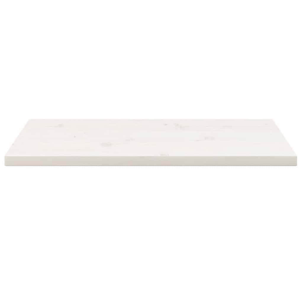 vidaXL Table Top | White | Solid Pine Wood | 80 x 40 cm 3
