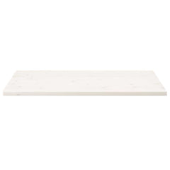 vidaXL Table Top | White | Solid pine wood | 110x55 cm | Rounded corners surface 3