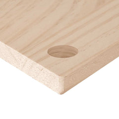 vidaXL Desk Top 80x40x2.5 cm Solid Wood Pine 6