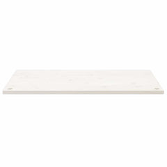 vidaXL Desk Top White 100x60x2.5 cm Solid Wood Pine 3
