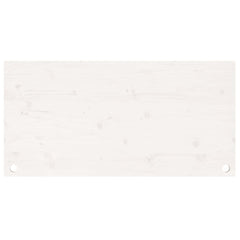 vidaXL Desk Top White 100x60x2.5 cm Solid Wood Pine 5