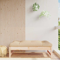 vidaXL Garden Footstool 120x80 cm Solid Wood Pine 1