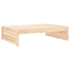 vidaXL Garden Footstool 120x80 cm Solid Wood Pine 4