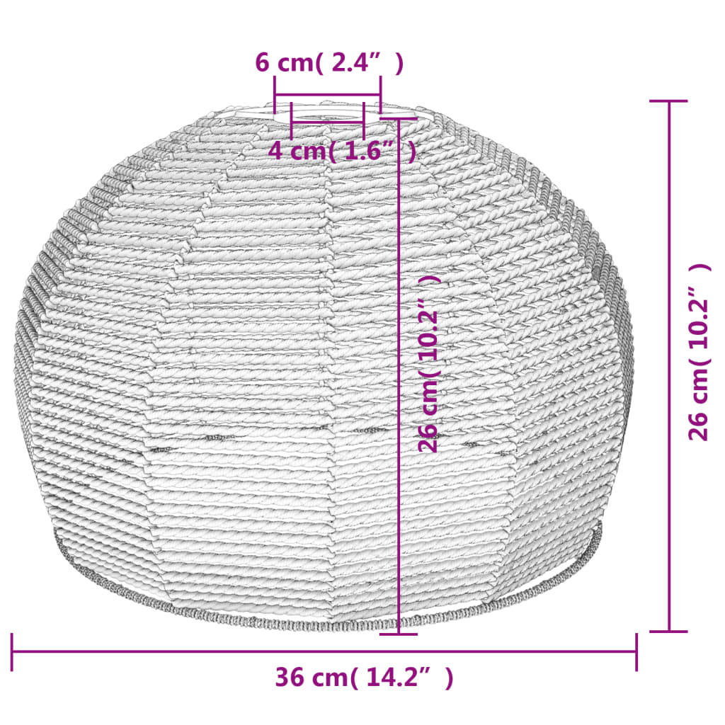 vidaXL Ceiling Lamp Shade Ø36x26 cm Iron and Paper 6