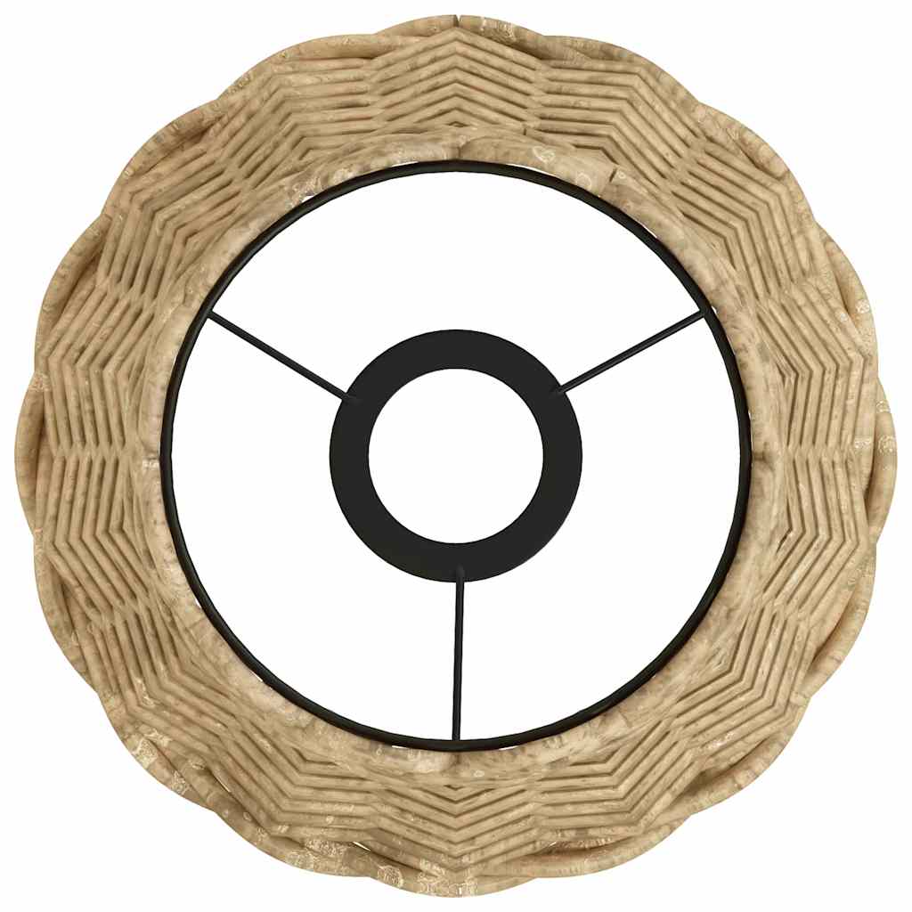 vidaXL Ceiling Lamp Shade Brown Ø20x15 cm Wicker 3