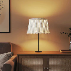 vidaXL Lamp Shade White Ø45x28 cm Wicker 3