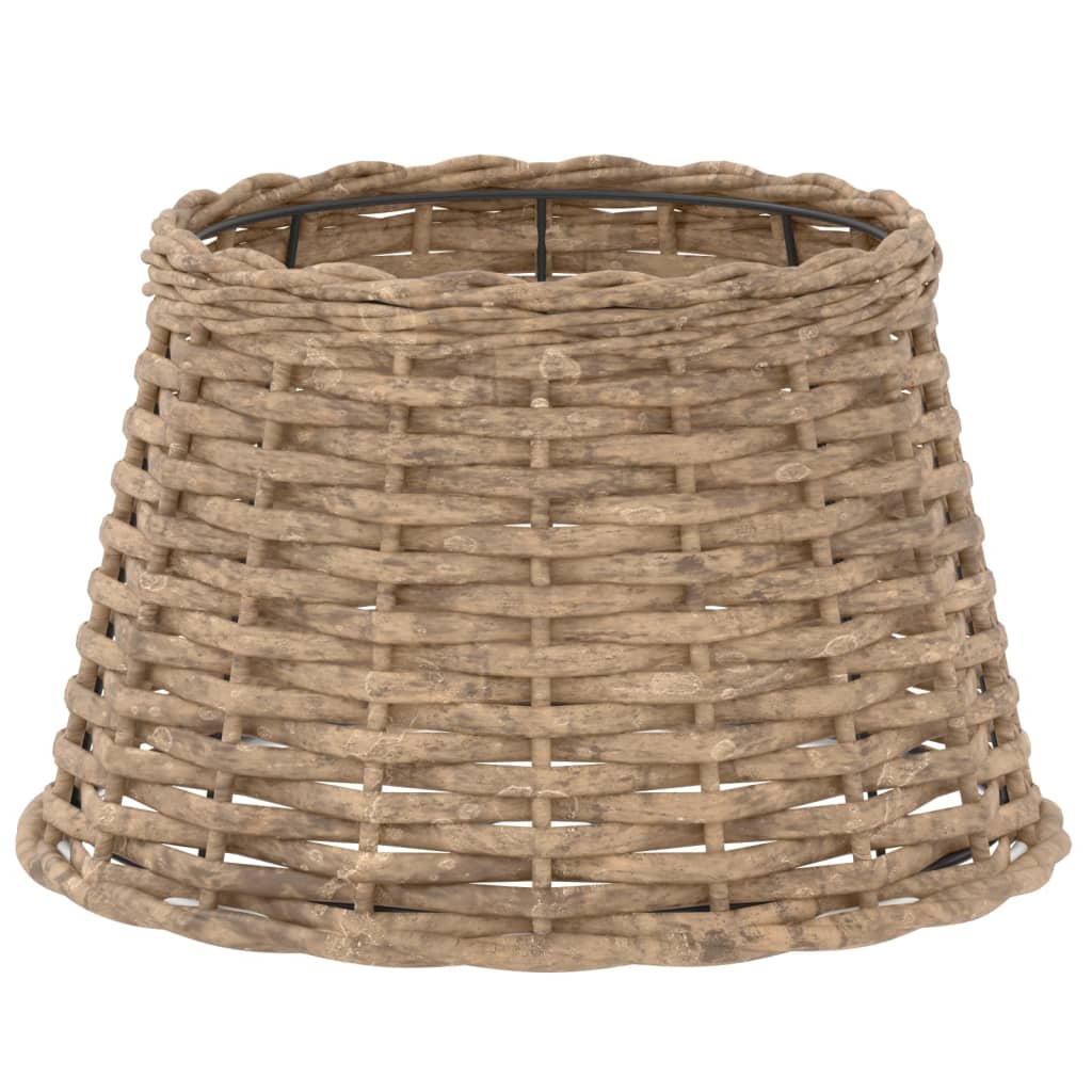 vidaXL Lamp Shade Brown Ø38x23 cm Wicker 2