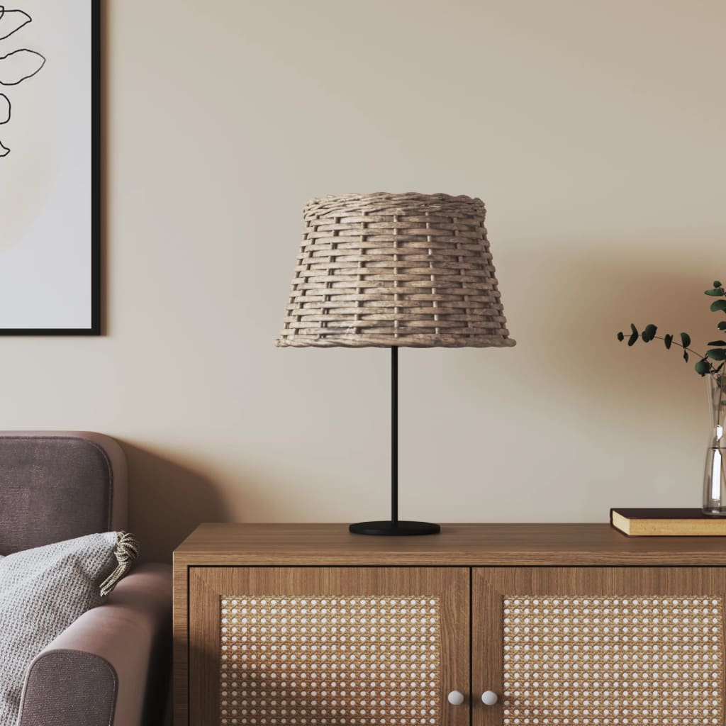 vidaXL Lamp Shade Brown Ø38x23 cm Wicker 1