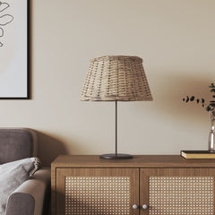 vidaXL Lamp Shade Brown Ø50x30 cm Wicker 1