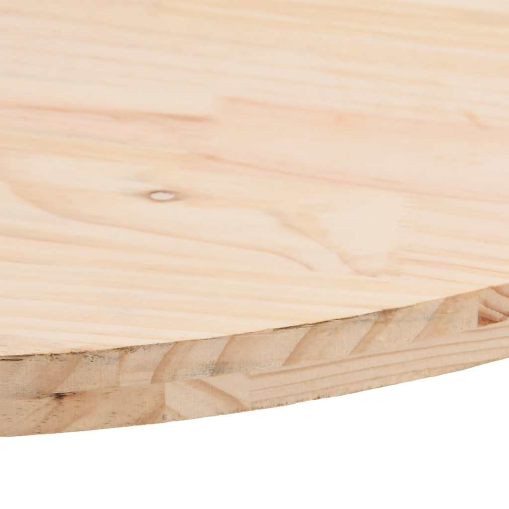 vidaXL Table Top 90x45x2.5 cm Solid Wood Pine Oval 6