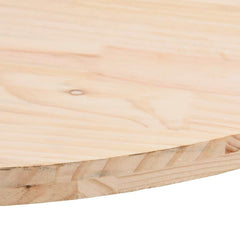 vidaXL Table Top 90x45x2.5 cm Solid Wood Pine Oval 6