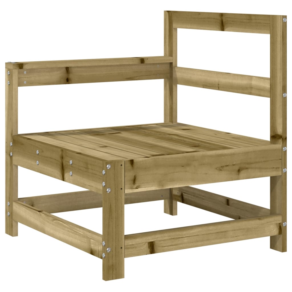 3 Piece Garden Lounge Set Impregnated Wood Pine Impregnated Pinewood 3-seater sofa