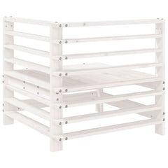 Garden Solid Wood Pine Corner Sofa White pine