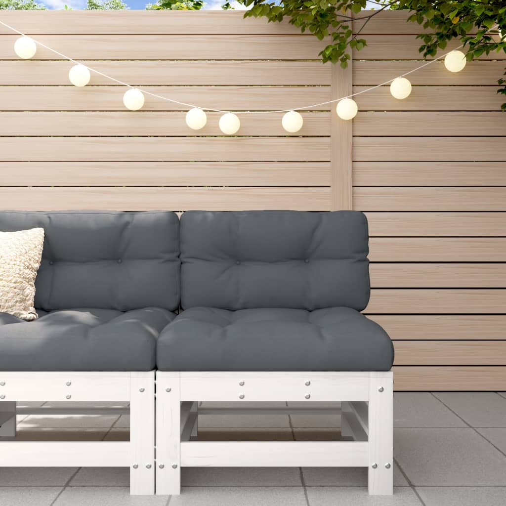vidaXL Garden Solid Wood Pine Middle Sofa