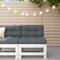 vidaXL Garden Solid Wood Pine Middle Sofa