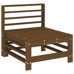 vidaXL Garden Middle Sofa Honey Brown Solid Wood Pine 2