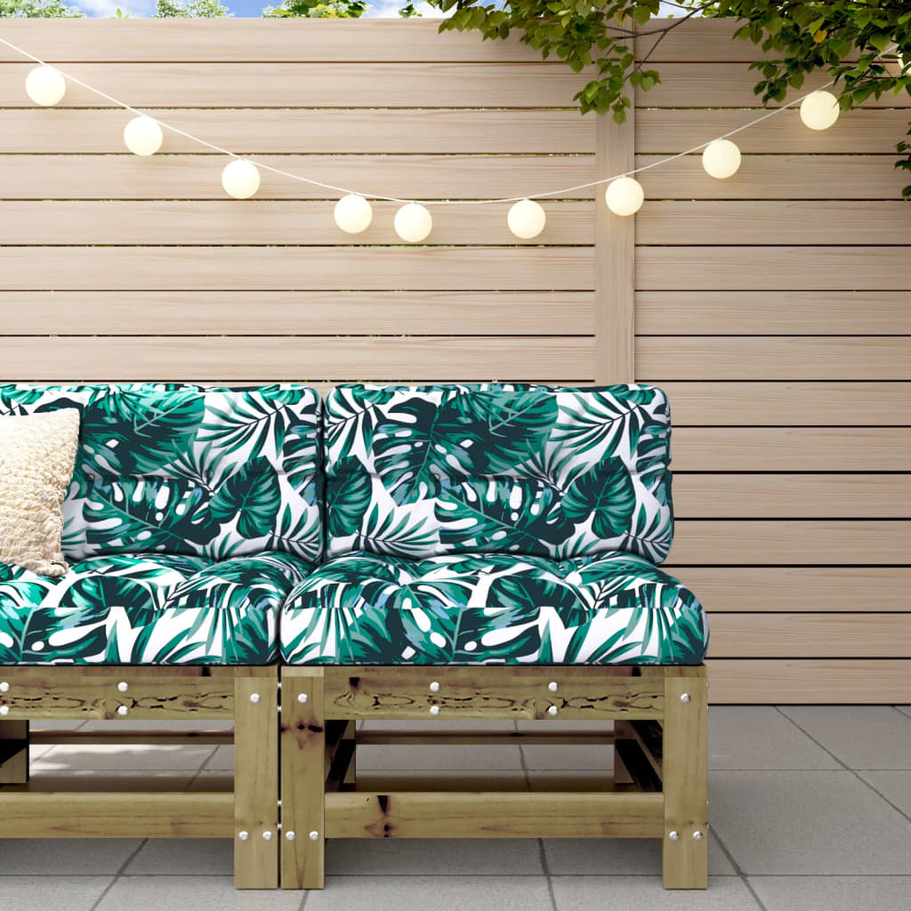 vidaXL Garden Solid Wood Pine Middle Sofa
