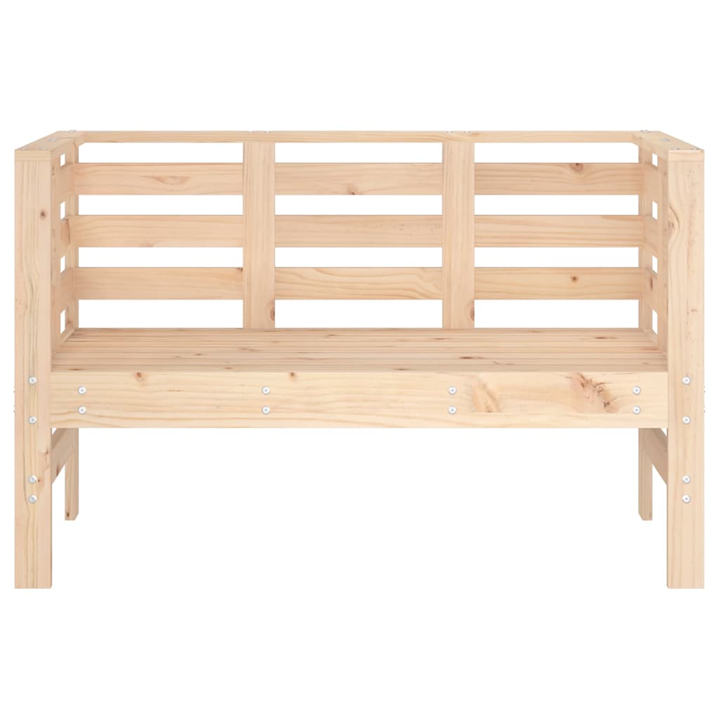 vidaXL Garden Bench 111.5x53x71 cm Solid Wood Pine 4