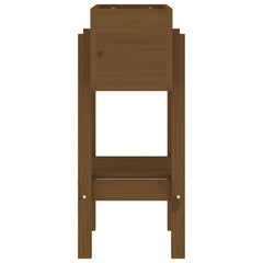 vidaXL Garden Planter Honey Brown 62x30x69 cm Solid Wood Pine 5