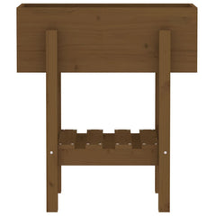 vidaXL Garden Planter Honey Brown 62x30x69 cm Solid Wood Pine 6
