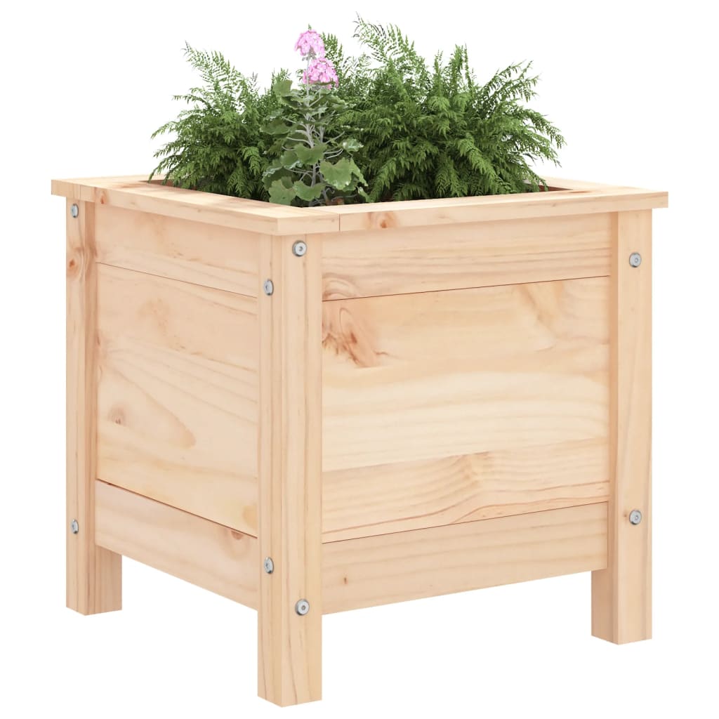 vidaXL Garden Planter 40x40x39 cm Solid Wood Pine 3