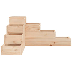vidaXL Garden Planter 4-Tier 80.5x79x36 cm Solid Wood Pine 5