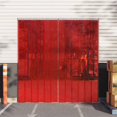 Door Curtain 300 mmx2.6 10 m PVC Red 25 m