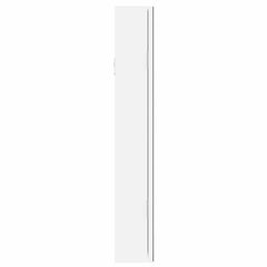 vidaXL Mirror Jewellery Cabinet with LED Lights Wall Mounted White 5
