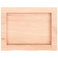 vidaXL Wall Shelf 40x30x(2-6) cm Untreated Solid Wood Oak 6