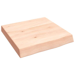 vidaXL Wall Shelf 40x40x(2-6) cm Untreated Solid Wood Oak 2