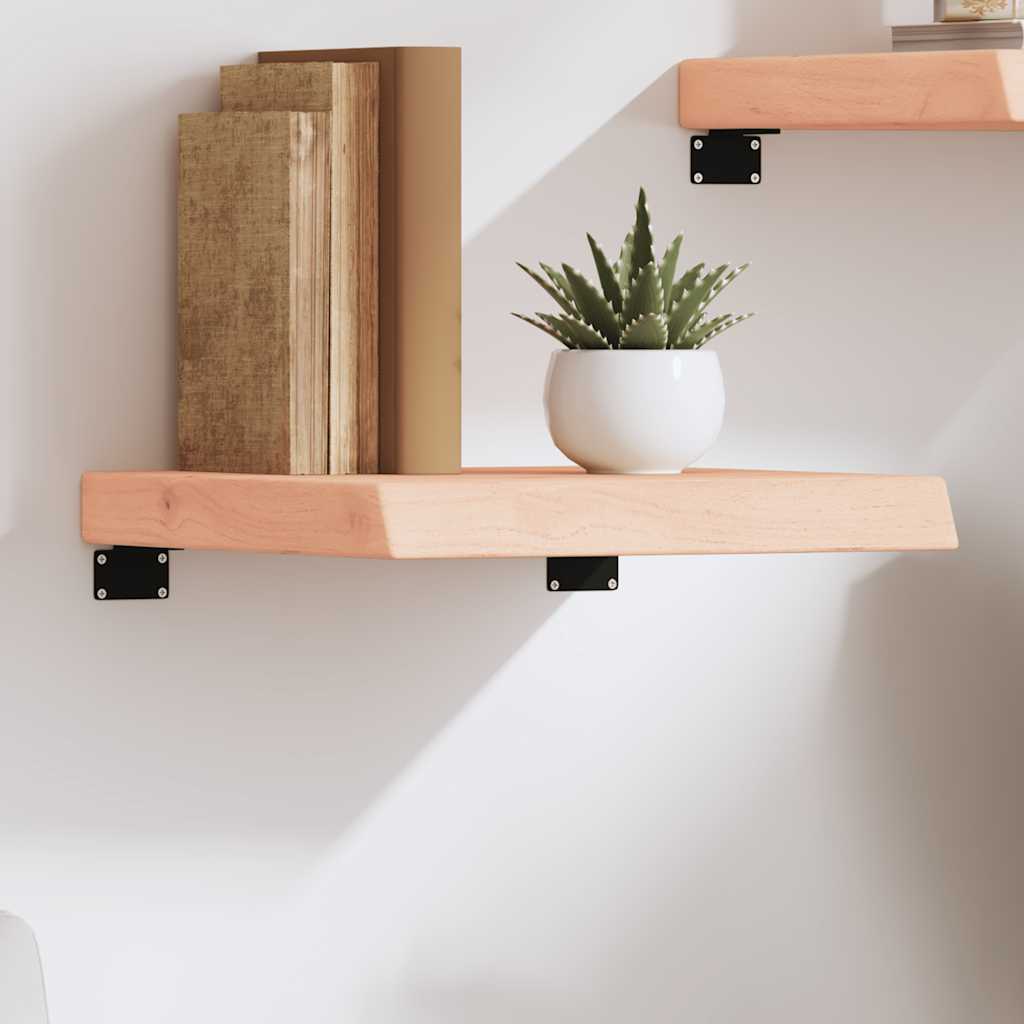 vidaXL Wall Shelf 40x40x(2-6) cm Untreated Solid Wood Oak 1
