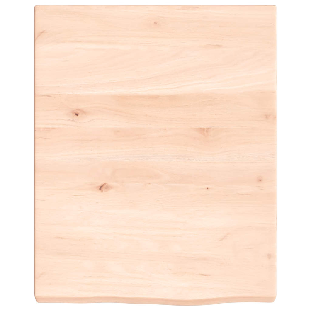 vidaXL Wall Shelf 40x50x(2-4) cm Untreated Solid Wood Oak 4